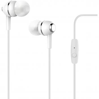 Puro PUAE032 - Auriculares estéreo Chrome, Color Blanco