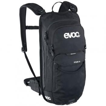 Mochila Evoc Stage 6L Negra - Mochila de Rendimiento para Ciclismo de Montaña, 6 Litros