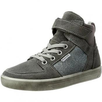 RICOSTA Girls' Marle Hi-Top Trainers, Grey