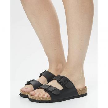 Cruz Women's Cork Sandal - Whitehill W in Black and Size 36