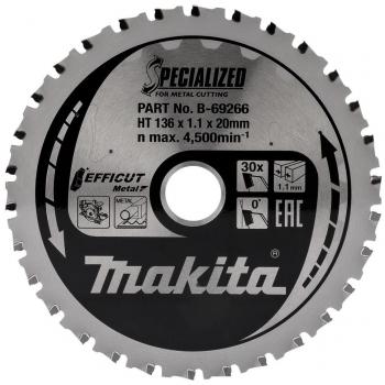 Makita Efficut 136mm TCT Metal Circular Saw Blade (30 Teeth)