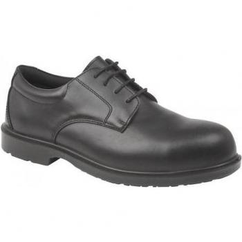 Zapatos de seguridad Grafters DF1361 para hombre, brogues no metálicos, diseño elegante para uniforme, suela antideslizante, resistencia al agua, puntera reforzada