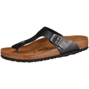 Birkenstock Gizeh Women's Flip-Flops - Birko-Flor, Normal Fit, Black