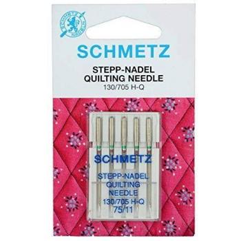 Schmetz 130-705Q-75 Aguja, Metal, Plata, 75-11 Größe