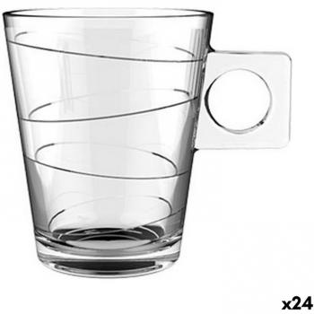 Juego de Tazas de Café Lima Onda 80 ml (3 Piezas) (24 Unidades)