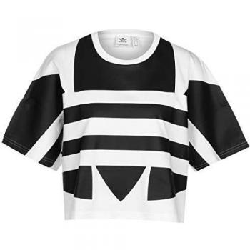 Camiseta de Manga Corta Adidas Big Logo Mujer Blanca
