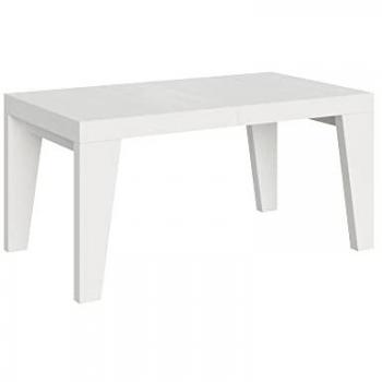 Mesa extensible Naxy 90x160/264 cm en Fresno Blanco