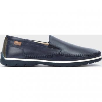 Pikolinos Mocasines Marrón de Piel con Collarín Acolchado