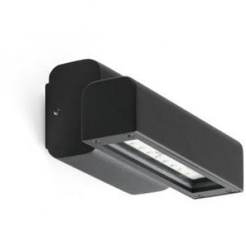 Aplique LED exterior FARO Barcelona Balic 70294 Negro, aluminio, ancho 15 cm