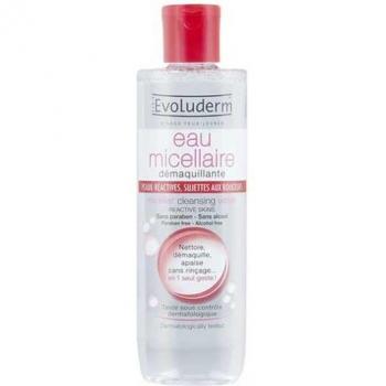 Evoluderm Agua Micelar para Pieles Reactivas o Sensibles con Tendencia al Enrojecimiento 250ml