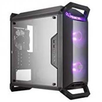 Cooler Master MasterBox MCB-Q300P-KANN-S02 Caja de Ordenador Mini Torre RGB mATX para Gaming Portátil con Vista Total Panel Lateral, Cableado Ordenado y Múltiples Opciones Enfriamiento, color Negro