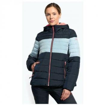 CMP Relaxed Fit Down Jacket 32Z4176 Dark Blue with Fixed Hood