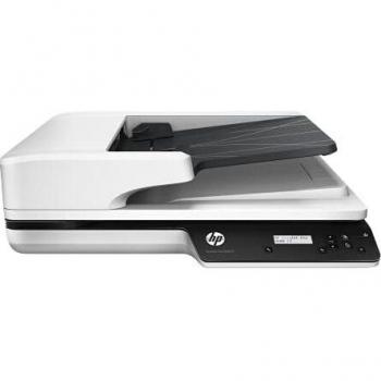 HP ScanJet Pro 3500 f1 - Escáner plano con alimentador automático de hojas, USB 2.0, USB 3.0, 25 ppm, Blanco