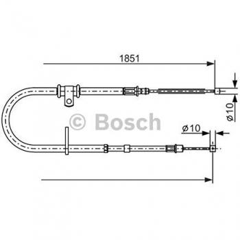 Cable de freno de mano BOSCH 1 987 477 862