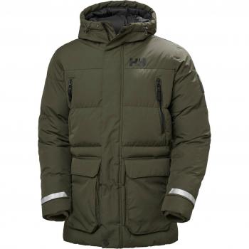 Helly Hansen Men's Reine Puffy Waterproof Jacket - Olive Green, M