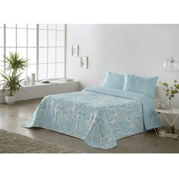 Colcha estampada reversible Gemma verde 180x270 cm