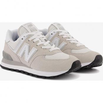 New Balance Women's 574 Core Sneakers - Grey/White (Size 9)