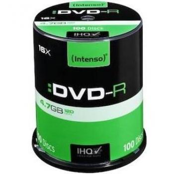 Intenso DVD-R 4.7GB 100 unidades de alta capacidad y velocidad