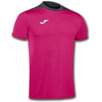 Joma Spike Camisetas Equip. M/c, Hombre, Fucsia-Gris, L