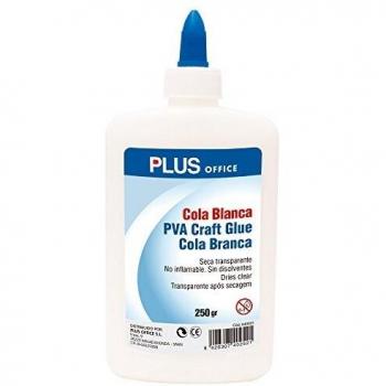 Plus Office 250GR-B/40031 - Cola blanca, 250 g