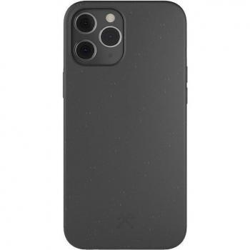Funda Bio Antimicrobiana Negra para iPhone 12 Pro Max de Woodcessories