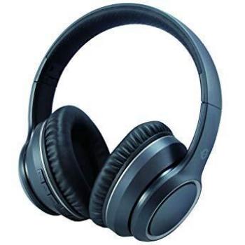 Conceptronic ALVAH01B Auriculares inalámbricos Bluetooth con cancelación Activa de Ruido, micrófono Integrado, Bluetooth 5.0, Uso de batería de 20 Horas