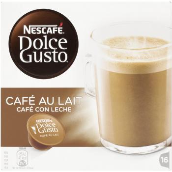 Nescafé Dolce Gusto - Café con leche - 3 Paquetes de 16 Cápsulas - Total: 48 Cápsulas