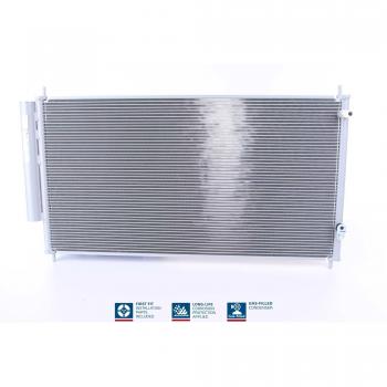 Condensador de aire acondicionado NISSENS 941188 con secador, Aluminio, compatible con HONDA CIVIC 9 Stufenheck, refrigerante R 134a