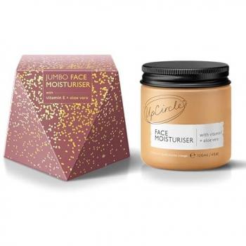 UpCircle Jumbo Nourishing Face Moisturiser with Vitamin E, Aloe Vera & Argan Powder - Natural Vegan Cream 120ml