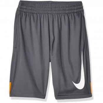 Nike B Nk Dry Short Hbr Pantalón, Niños, Orange Peel/Dark Grey/White, XS