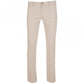 Jacob Cohen Beige Cotton Jeans & Pant - IT38 | XS, W38, Slim Fit Trousers