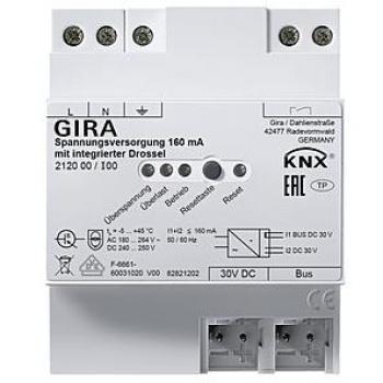 Gira 212000 KNX Power Supply 160mA with Integrated Choke