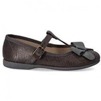BATILAS Bailarina salón Hebilla niña Bat 114/181/33 Gris - 34, Gris
