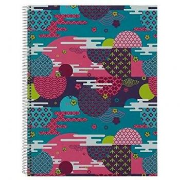 Totto AC92IND024-1820Z-9TG Cuaderno A4 Tapa Dura Forrada Multicolor Lygre