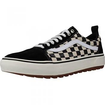 Vans Zapatillas Old Skool Mte-1 Negro características: diseño clásico de skate, parte superior de cuero y ante, suela de goma con patrón de wafle, acolchado en el collar para mayor comodidad, color negro