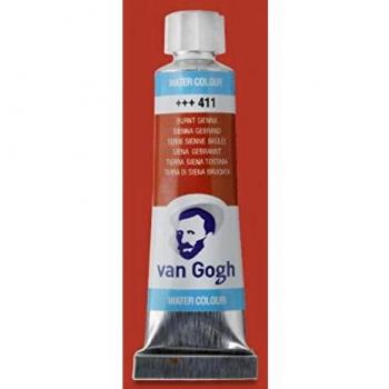 Van Gogh Burnt Sienna Watercolor 10 ml tube by Vangogh