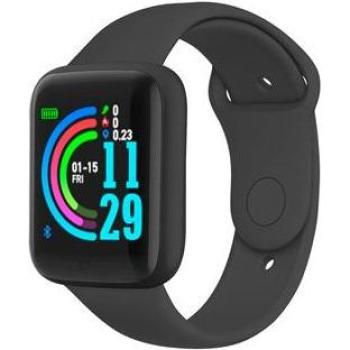 Smartwatch Smartek SW-732 Negro con Funciones Fitness, Notificaciones de Whatsapp, Control de Pulsaciones, Calorías, Presión Sanguínea y Ritmo Cardíaco