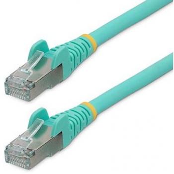 Cable de Red Ethernet CAT6a - Aguamarina - LSZH - 10GbE - 500MHz - PoE++ de 100W