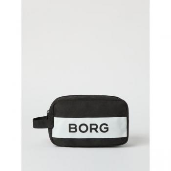 Borg Stripe Black Toiletry Bag