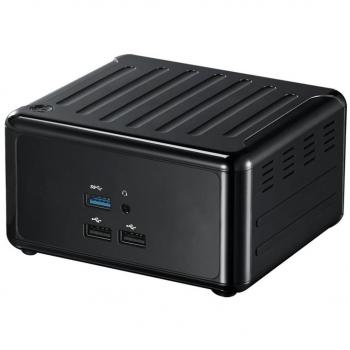 ASRock 4X4 BOX-R1000M Mini PC Barebone AMD Ryzen Embedded R1606G, Sin RAM, Sin HDD, HDMI, DP, USB Tipo A, WiFi6, Negro
