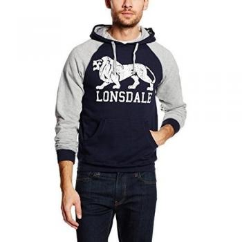 Lonsdale Sudadera Stafford azul marino M