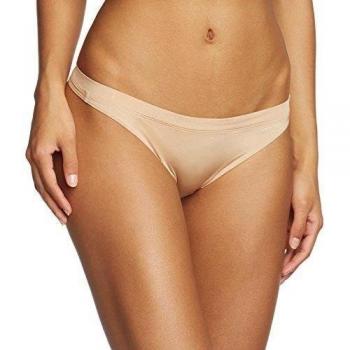 Calvin Klein Underwear COORDINATE, Tanga Mujer, Beige