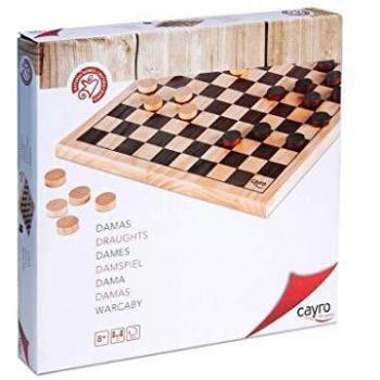 Juego de Damas en Madera - Cayro Edición 634