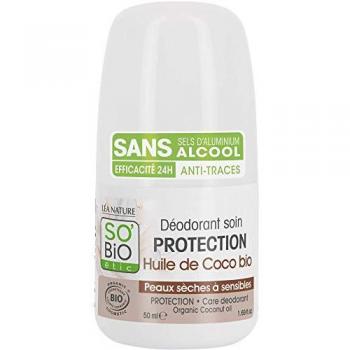 Desodorante Roll-On Protector de Coco So'Bio Étic 50 ml
