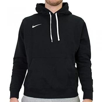 Nike Team Park 20 Hoodie, Men's Black Sweatshirt, Fleece Long Sleeve Pullover Soccer Hoody - Size: 40/Regular