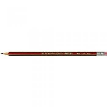 Faber-Castell - FABER-CASTELL Crayon DESSIN 2001, degre de durete: HB