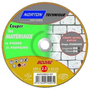 Norton Expert - Disco de tronzado de centro abombado
