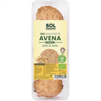 Galletas de Avena y Agave Bio 175g Sol Natural