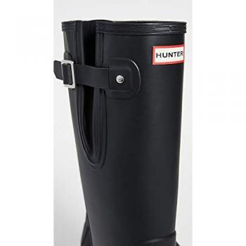 Hunter Original Tall Side Adjustable Mens Wellies - Black - UK9 EU43 US10 - male