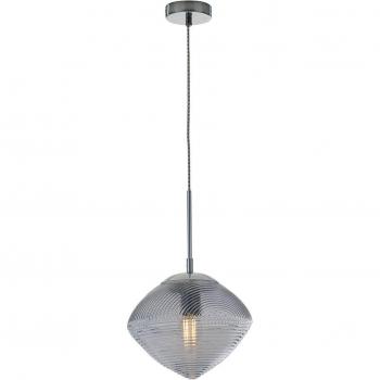 Lámpara colgante de cristal blanco con 1 bombilla y altura ajustable de 167,7 cm